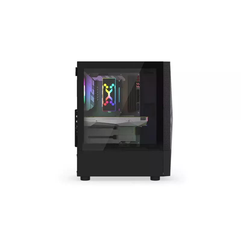 KRUX Vako KRX0132 RGB datora kaste, melna