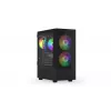 KRUX Vako KRX0132 RGB datora kaste, melna