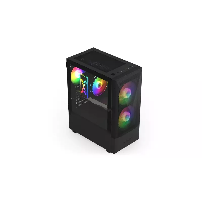 KRUX Vako KRX0132 RGB datora kaste, melna