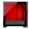 PC korpuss MODECOM VOLCANO EXPANSE S APEX ARGB MIDI Tower, rūdīts stikls, USB-C, 3x140mm priekšā, atbalsta ATX/microATX, GPU līdz 430mm
