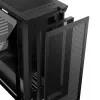 PC korpuss MODECOM VOLCANO EXPANSE S APEX ARGB MIDI Tower, rūdīts stikls, USB-C, 3x140mm priekšā, atbalsta ATX/microATX, GPU līdz 430mm