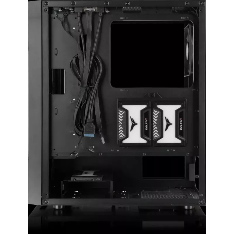 Korpus Versa XM1 Melns Tērauds 120mm Ventilators USB3.0 - melns