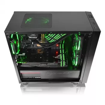 PC korpuss Thermaltake Versa H17 Window Micro Tower Melns