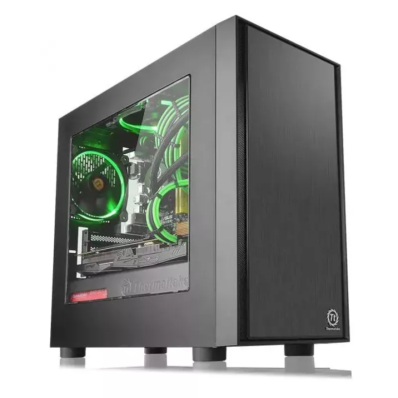 PC korpuss Thermaltake Versa H17 Window Micro Tower Melns