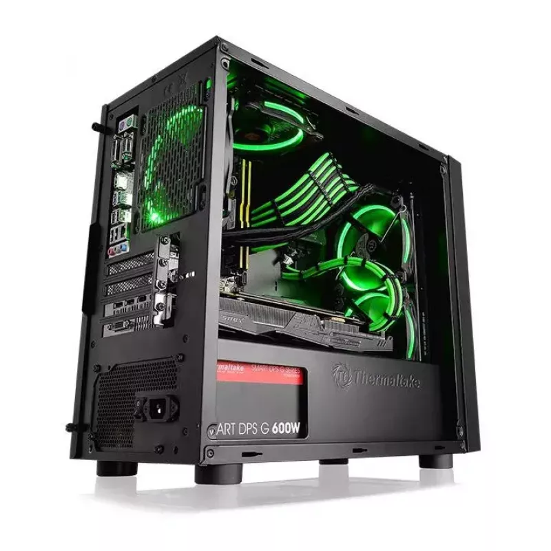 PC korpuss Thermaltake Versa H17 Window Micro Tower Melns
