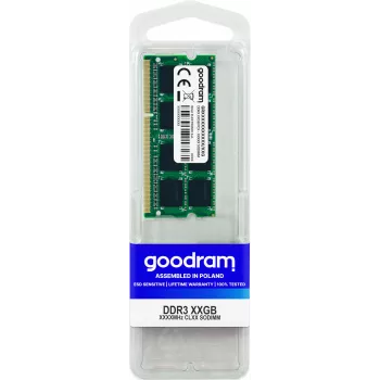 Atmiņas modulis GOODRAM DDR3 SO-DIMM 8GB 1600MHz CL11 1.5V klēpjdatoriem