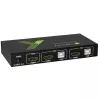 Techly 2x1 USB HDMI KVM slēdzis 4Kx2K IDATA KVM-HDMI2U Melns