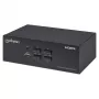 KVM slēdzis Manhattan 4 porti 4K@30Hz USB-A Audio Mikrofons