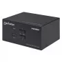 KVM slēdzis Manhattan 2-Port 4K HDMI USB Audio 2 datoriem