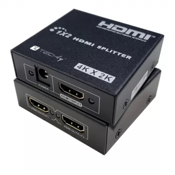 Video Sadalītājs Techly IDATA HDMI-4K230 2x HDMI 3840x2160 Melns