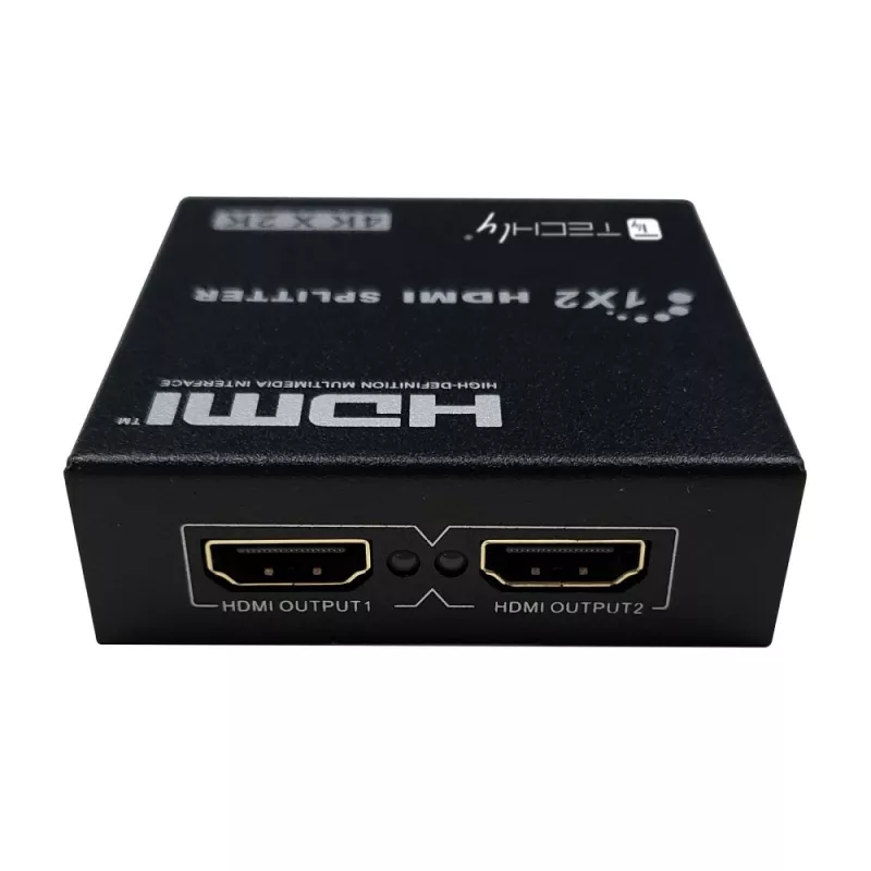 Video Sadalītājs Techly IDATA HDMI-4K230 2x HDMI 3840x2160 Melns