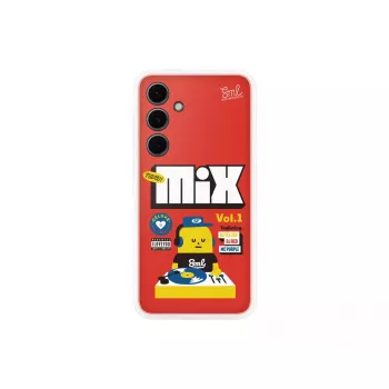Samsung Sticky Monster Lab Flipsuit vāciņš S24 FE sarkans