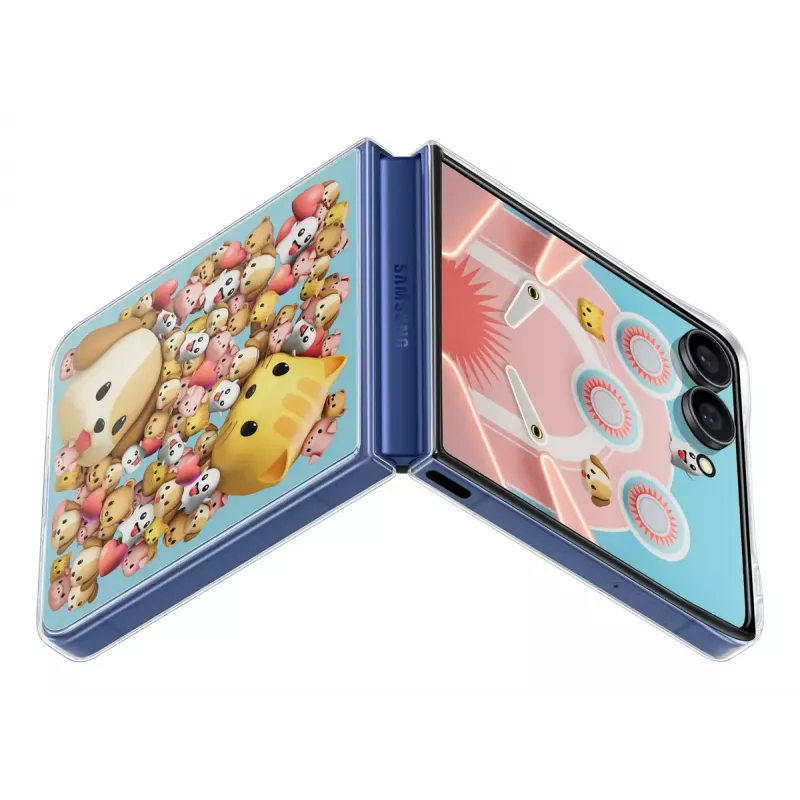Samsung Galaxy Z Flip7 Flipsuit Caurspīdīgs Monohromatisks Vāciņš