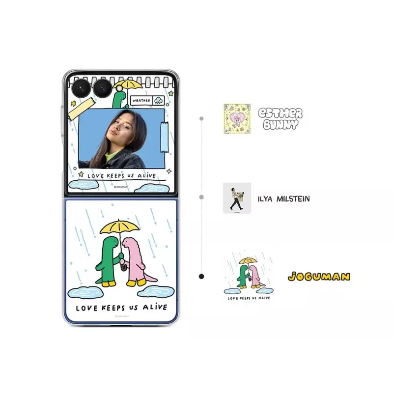 Samsung Galaxy Z Flip7 Flipsuit Caurspīdīgs Monohromatisks Vāciņš