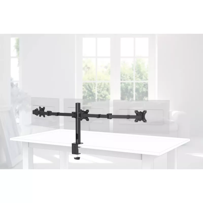 Hama 00118495 monitora stiprinājums / statīvs 68.6 cm (27 collas) Galda melns