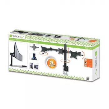 Techly ICA-LCD-482-T galda statīvs 3 monitoriem, 13-24 collas