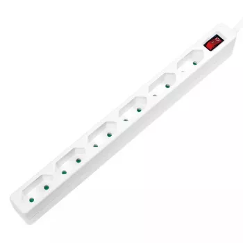 Pagarinātājs LogiLink LPS232 1.5m 6 kontaktligzdas balts