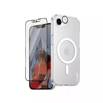 PanzerGlass CARE by ® Flagship 3-in-1 Bundle iPhone 16e Skrāpējumu un triecienu izturīgs