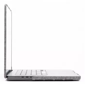 Cietais vāciņš Zagg MacBook Air 13 (M3/M2) — Smoke, precīzs piegulošs aizsargvāciņš