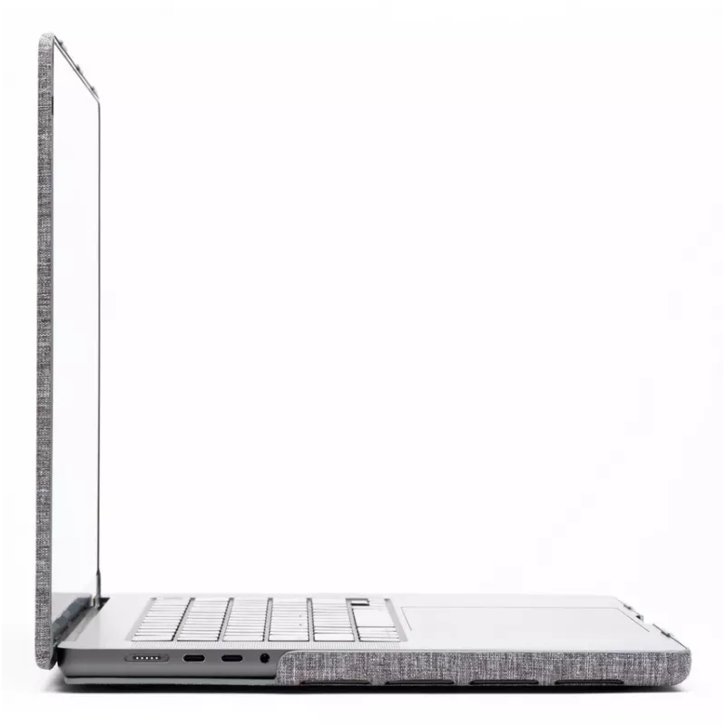 Cietais vāciņš Zagg MacBook Pro 14 M3/M2/M1 — Smoke apdare, aizsargājošs snap-on apvalks
