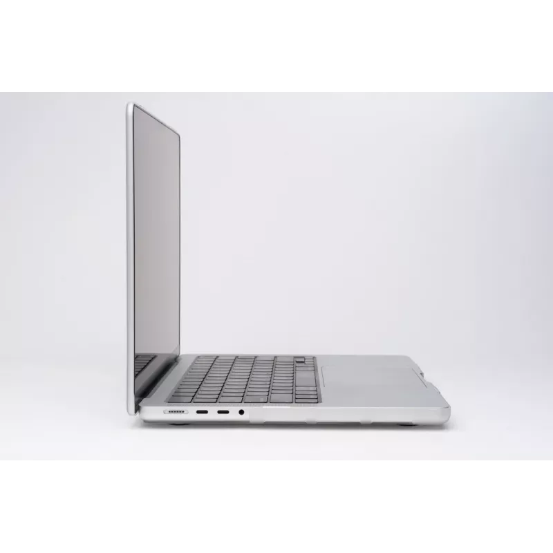 Cietais apvalks Zagg MacBook Pro 16 M3/M2/M1 Caurspīdīgs – aizsargājošs caurspīdīgs vāciņš