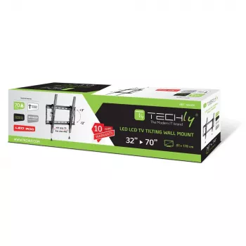 TV stiprinājums Techly ICA-PLB 59T 177.8 cm (70 collas) Melns