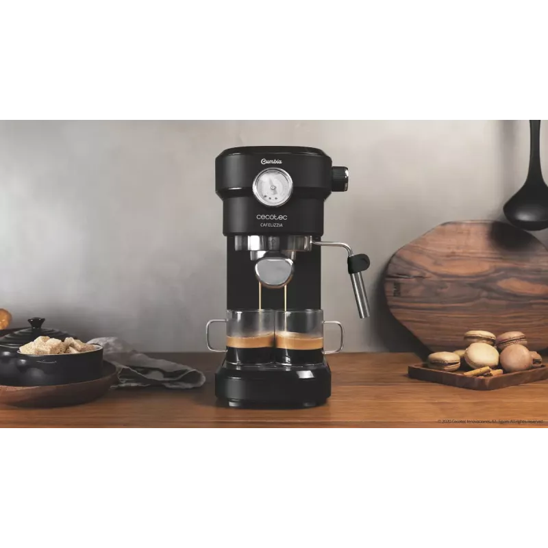 Cecotec Cafelizzia 790 Black Pro espresso aparāts, 1,2 l, 20 bar, melns