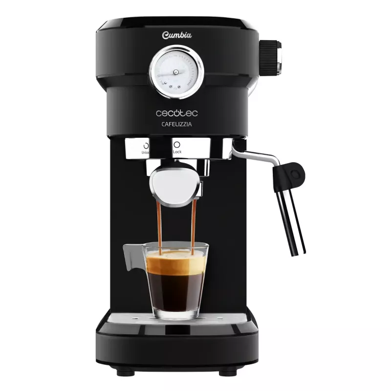 Cecotec Cafelizzia 790 Black Pro espresso aparāts, 1,2 l, 20 bar, melns
