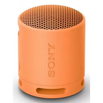 Sony SRS-XB100 – Pārnēsājams Bluetooth skaļrunis, ūdens un putekļu necaurlaidīgs IP67, 16 stundu akumulators, oranžs