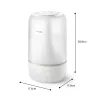 Philips 1000 sērijas HU1510/04 mitrinātājs Ultraskaņas 3 L Balts 19 W