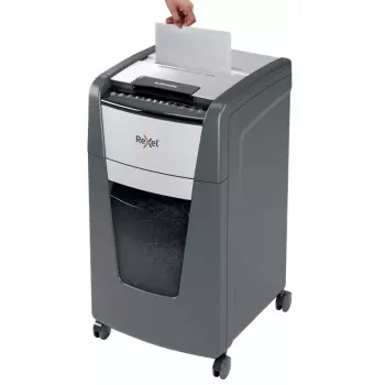 Rexel Optimum Auto+ 300M papīra smalcinātājs Micro-cut 55 dB 23 cm Melns, Pelēks