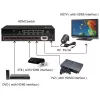 Techly HDMI slēdzis 5 IN 1 OUT ar tālvadības pulti, 4Kx2K, 3D IDATA HDMI-4K51