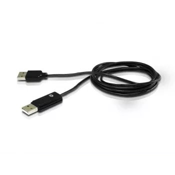Conceptronic optiskā diskdziņa koplietošanas kabelis USB, 1.8 m, melns, USB A, USB A, tēviņš/tēviņš, 20 g