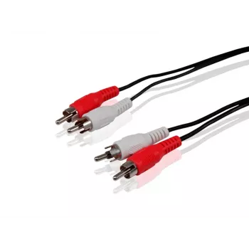 Conceptronic RCA Audio kabelis, 5 m, melns