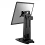 Neomounts galda statīvs ar slīpumu/pagriešanu/rotāciju un THIN CLIENT stiprinājumu 10-30 collu monitoriem, augstuma regulēšana - Melns