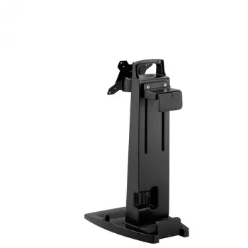 Neomounts galda statīvs ar slīpumu/pagriešanu/rotāciju un THIN CLIENT stiprinājumu 10-30 collu monitoriem, augstuma regulēšana - Melns