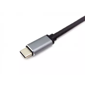 Equip USB-C 7-in-1 daudzfunkciju adapteris, USB 3.2 Gen 1 Type-C, 100 W, sudrabs, MicroSD/SD, 4K Ultra HD