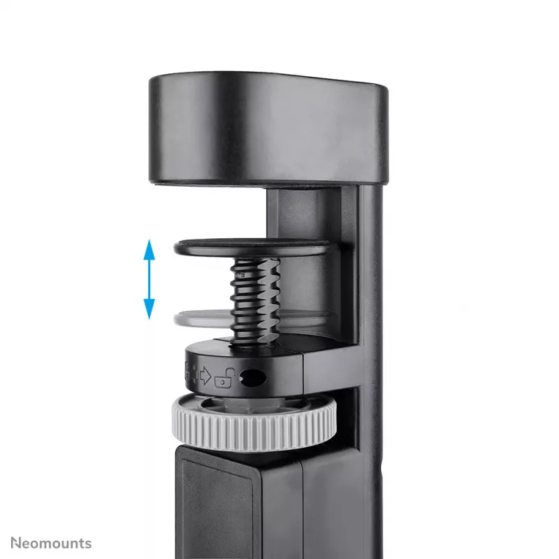 Neomounts DS22-840BL6 VOLT galda kontaktligzda ar skavu un USB-C / USB-A portiem - ātrā uzlāde