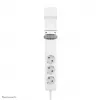Neomounts DS22-840WH6 galda kontaktligzda ar skavu un USB-C / USB-A portiem – ātra uzlāde