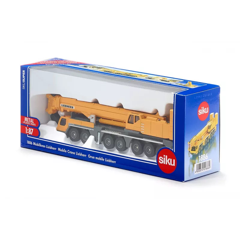 Siku Super 1886 Liebherr autokrāna modelis, 1:87, oranžs