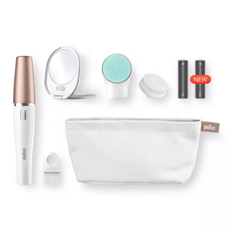 Sejas epilators Braun FaceSpa 851V Zelta Balts