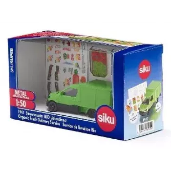 Siku Streetscooter Organic Fresh Delivery Service saliekams modelis 1:50
