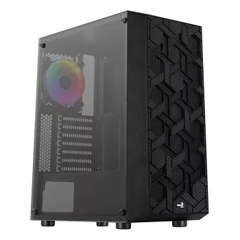 Aerocool Hive-G-BK-v3 Midi Tower Melns
