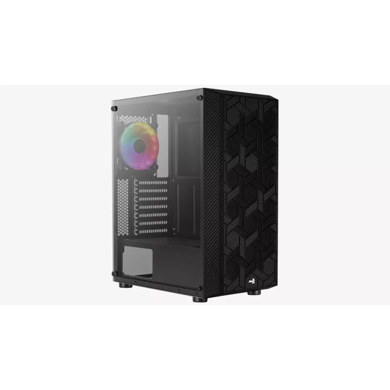Aerocool Hive-G-BK-v3 Midi Tower Melns