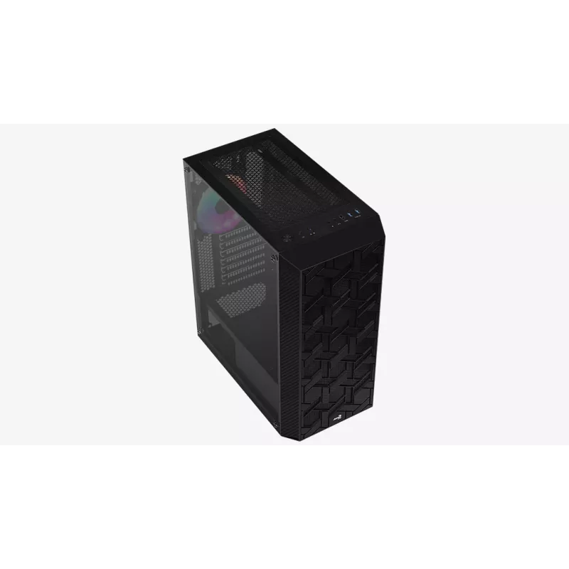 Aerocool Hive-G-BK-v3 Midi Tower Melns