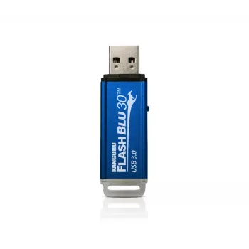 Kanguru FlashBlu30 SuperSpeed USB3.0 16GB | Drošs zibatmiņas disks | Fizisks rakstīšanas aizsardzības slēdzis | Saderīgs ar Windows Ready Boost