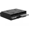 Icy Dock flexiDOCK MB014SP-B R1 maināms disku ietvars 4x 2,5" SATA/SAS SSD/HDD, 5,25" šahtai, melns