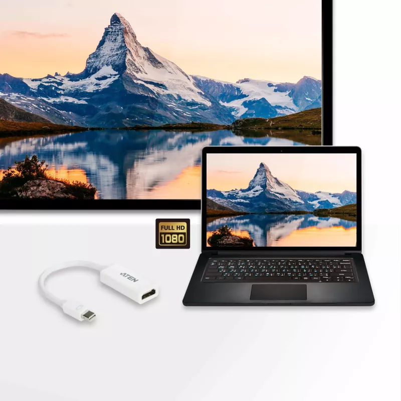 ATEN VC980 Mini DisplayPort uz HDMI pārveidotājs