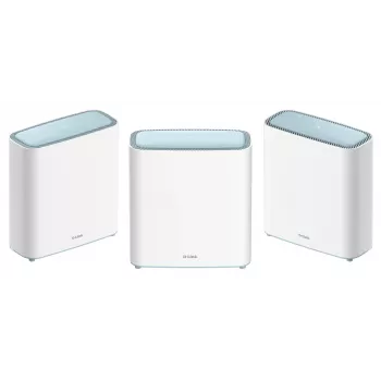 D-Link EAGLE PRO AI AX3200 Mesh sistēma (3 komplektā), Balts