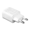 Lādētājs iekštelpām Lindy 73413 — universāls AC 100–240V, izeja 12V 3A, USB-A + USB-C, balts